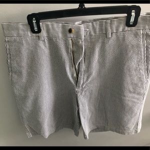 Seersucker Shorts 34 waist